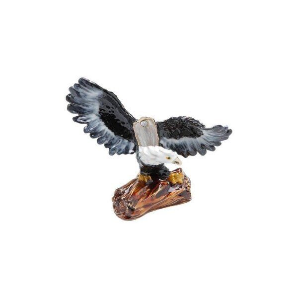 Porta Joias de Zamac Eagle 12cmx4cmx9cm Rojemac - 4