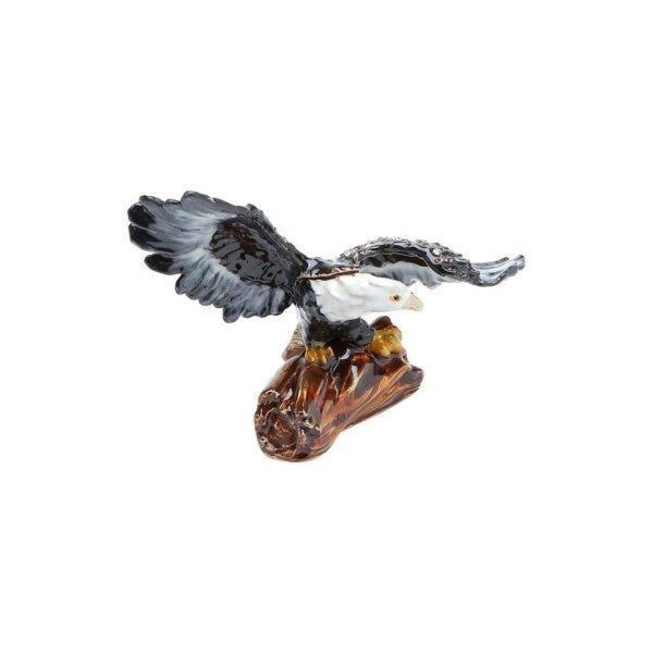 Porta Joias de Zamac Eagle 12cmx4cmx9cm Rojemac - 3