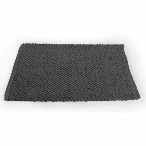 Tapete de Banheiro Antiderrapante Micropop Cinza Camesa