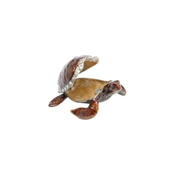 Porta Joias de Zamac Turtle 8cmx5,5cmx3,5cm Rojemac - 4