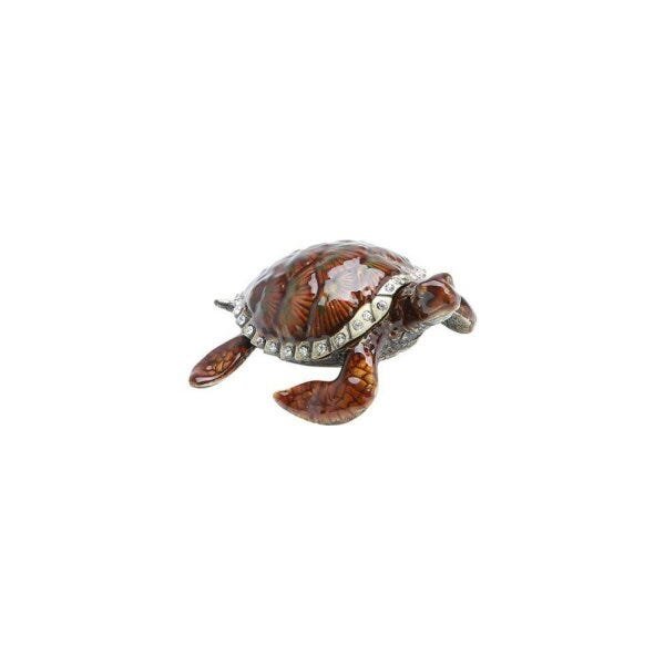 Porta Joias de Zamac Turtle 8cmx5,5cmx3,5cm Rojemac - 3
