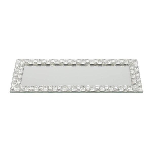 Suporte Espelhado Multiuso Dourado com Decoração de Acrílico 28cmx13,6cm Rojemac - 2
