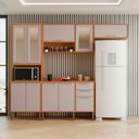 Ver imagem 1 de Cozinha Compacta 4 Peças 10 Portas 2 Gavetas Paris Sallêto Móveis