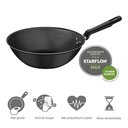Ver imagem 2 de Panela Wok Tramontina 28cm Antiaderente Loreto Grafite