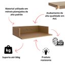 Ver imagem 2 de Prateleira Suporte para Micro-ondas Forno Airfryer Nicho Mdf:amadeirado