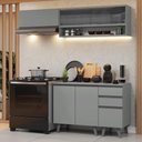 Ver imagem 1 de Armário de Cozinha Compacta 200cm Cinza Nice Madesa 14