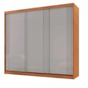 Ver imagem 1 de Guarda-roupa Oslo 3 Portas de Correr Mdf Naturale | Off