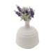 Vaso Ornamental de Cerâmica Cream 16,4cmx16,4cmx20,2cm Rojemac - 3