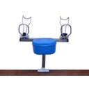 Ver imagem 1 de SUPORTE DE VARA REGULÁVEL ALTURA HOR/VERT 2 VARAS (TABALDO/BATELÃO)