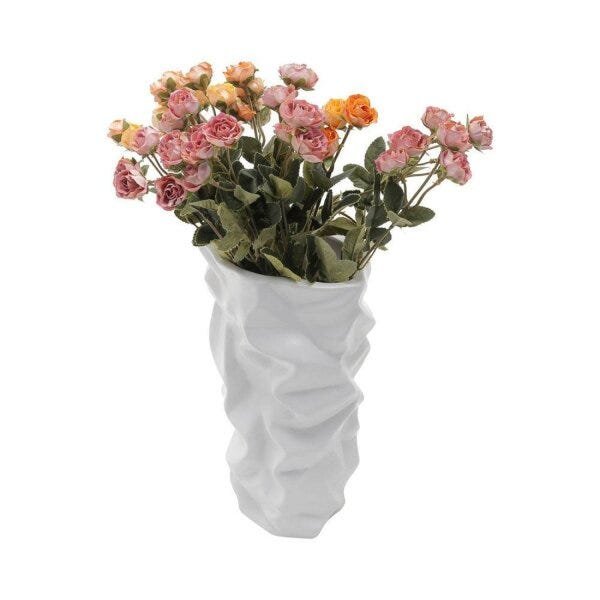 Vaso Ornamental de Cerâmica Waves 25,4cm Rojemac - 2