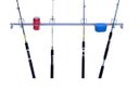 Ver imagem 1 de SUPORTE DE VARAS PARA BARCO TRANSVERSAL BALANCINHO 04 VARAS COM PORTA LATA
