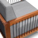 Ver imagem 5 de Poltrona Decorativa Sala Estar Recepção Escritório Jade:cinza