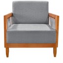 Ver imagem 6 de Poltrona Decorativa Sala Estar Recepção Escritório Jade:cinza