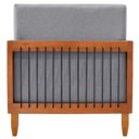 Ver mais imagens de Poltrona Decorativa Sala Estar Recepção Escritório Jade:cinza