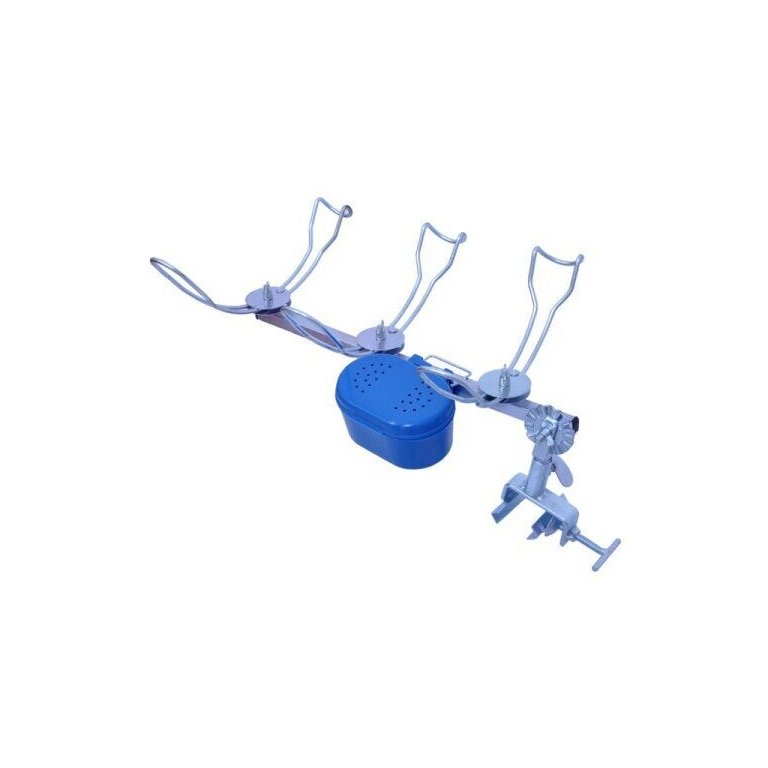 SUPORTE DE VARA PARA BORDA DE BARCO 3 VARAS