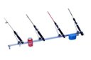 Ver imagem 1 de SUPORTE DE VARAS PARA BARCO TRANSVERSAL DE BORDA A BORDA 4 VARAS COM PORTA LATA