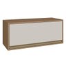 Armário de Cozinha Aéreo 80 cm 1 Porta Basculante Vitória Rimo Carvalho Off White - 1