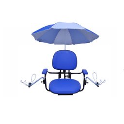 Cadeira para Barco Giratória Estofada com Braços e Acessórios - 1 Cadeira para Barco Giratória Estofada com Braços e Acessórios - 1