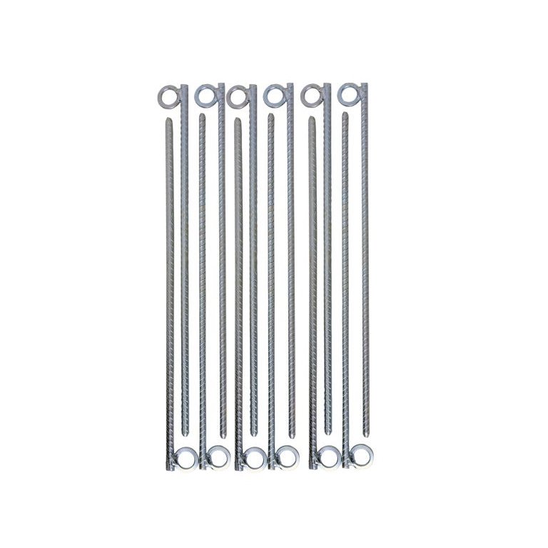 Estaca P/Jardinagem 50cm 12 Unidades Aço Ca-50 (6Mm)