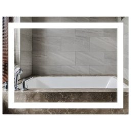 Espelhos Led 100x60 Led 3 Cores Frio Neutro e Quente Banheiro Sala Quarto Lavabo - 2