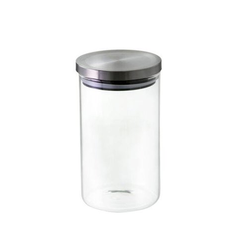 Pote Hermético de Vidro Borossilicato com Tampa Inox 1,0L - VD19152