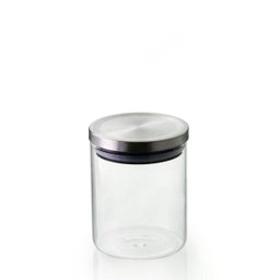 Jogo de 2 Potes Hermético de Vidro Borossilicato com Tampa Inox 750Ml - Vd19153^ - 1