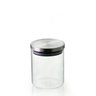 Jogo de 2 Potes Hermético de Vidro Borossilicato com Tampa Inox 750Ml - Vd19153^ - 1