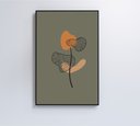 Ver imagem 4 de Quadro Abstrato Flores 2 - 80x120 Cm - Tecido Canvas