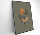 Ver imagem 5 de Quadro Abstrato Flores 2 - 80x120 Cm - Tecido Canvas
