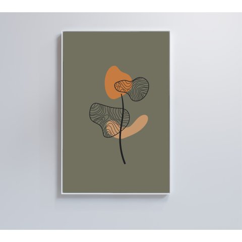 Quadro Abstrato Flores 2 - 80x120 Cm - Tecido Canvas