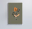 Ver imagem 1 de Quadro Abstrato Flores 2 - 80x120 Cm - Tecido Canvas