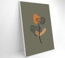 Ver imagem 3 de Quadro Abstrato Flores 2 - 80x120 Cm - Tecido Canvas