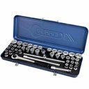 Ver imagem 1 de Jogo de Soquete e Acessórios 1/2" - 10 a 32mm, 3/8" a 1.1/4" Gedore 23 peças D19PMZ 015559