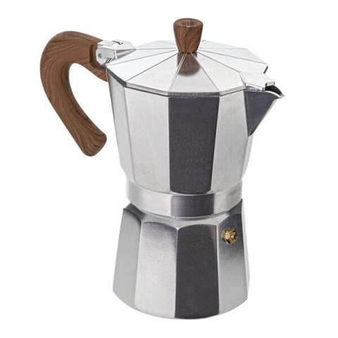 Cafeteira em Alumínio Para 6 Cafézinhos 300ml - AF20244