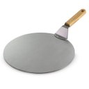 Ver imagem 1 de Pá para Pizza em Inox com cabo de madeira - AC19259