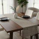 Ver imagem 3 de Trilho Caminho de Mesa Limpa Fácil 1,50m x 40cm Rattan Claro Marrom-Claro