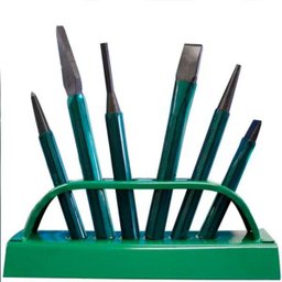 Jogo de Talhadeira, Punção e Saca-pino Belzer 6 Peças 207401br 207401br - 3