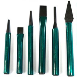 Jogo de Talhadeira, Punção e Saca-pino Belzer 6 Peças 207401br 207401br - 2