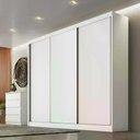 Ver imagem 2 de Guarda Roupa Arezzo 3 Portas 6 Gavetas Cor:branco