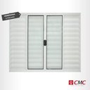 Ver imagem 3 de Veneziana de Alumínio Branco 1,00 (a) X 1,20 (l) sem Grade 6fls. Linha Modular