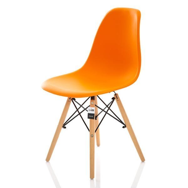 Kit 2 Cadeiras Charles Eames Dsw - Laranja - Kzabela