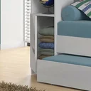 Ver imagem 4 de Treliche Solteiro com Baú 1 Porta 2 Nichos