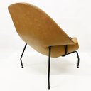 Ver imagem 5 de Poltrona Decorativa Womb Chair cor Caramelo Pés Pretos