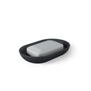Ver imagem 1 de Junip - Saboneteira Oval Preta em Resina Opaca