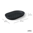 Ver imagem 6 de Junip - Saboneteira Oval Preta em Resina Opaca