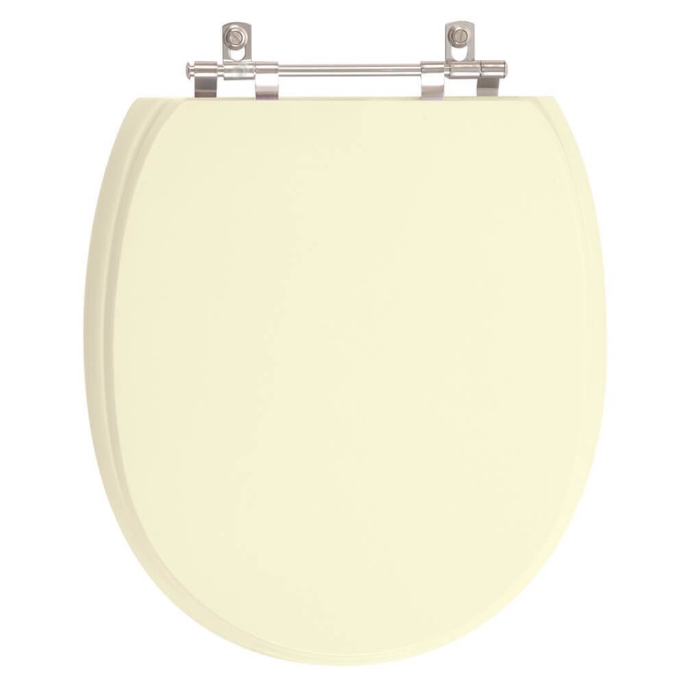 Assento Sanitário Poliéster De Ville Creme Para Louça Deca - 1