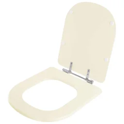 Tampa de Vaso Poliéster Vogue Plus Creme para Bacia Sanitária Deca - 2 Tampa de Vaso Poliéster Vogue Plus Creme para Bacia Sanitária Deca - 2