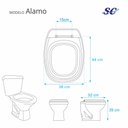 Ver imagem 4 de Assento Sanitário Alamo Branco Para Louça Santa Clara
