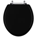 Ver imagem 1 de Assento Sanitário Flamingo Preto para vaso Incepa