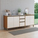 Ver imagem 1 de Cozinha Modulada Compacta 2 Peças Venaly